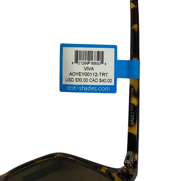 Dot Dash Viva Sunglasses Tortoise/Bronze OS - Picture 5 of 6